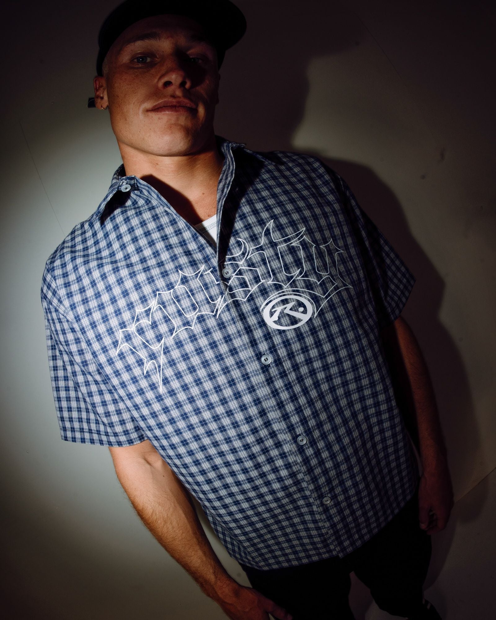 Rusty | Plaid 182 Short Sleeve Shirt - 100% Cotton Mini Check