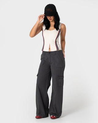 Mens Scream 6 Panel Cap in Black