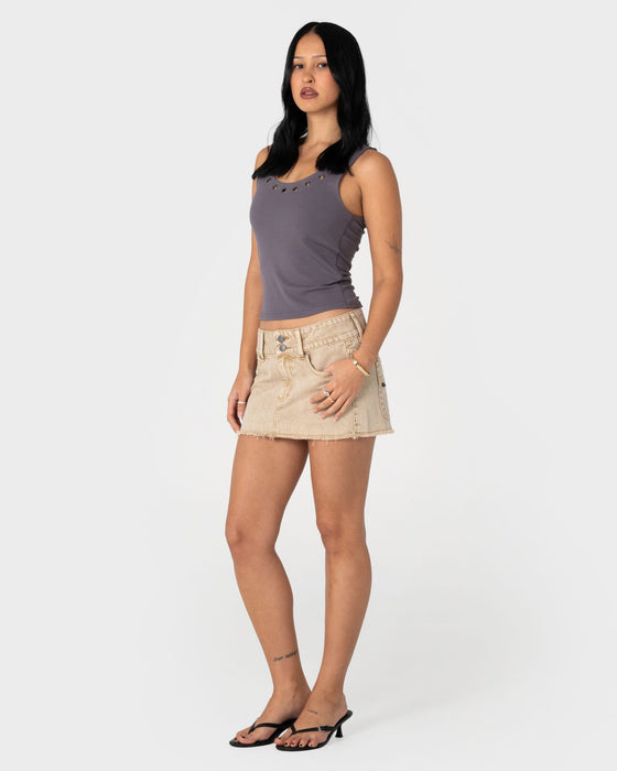 woman-wearing-roxxy-coffee-micro-mini-skirt-in-washed-brown