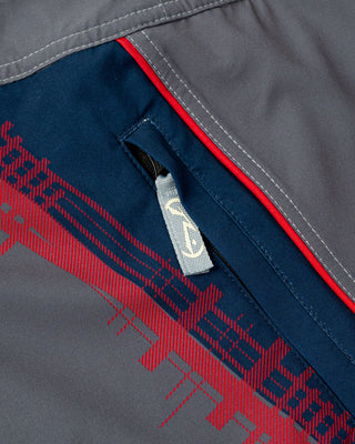 Man wearing Viper Fixed Waist Boardshort in Steel