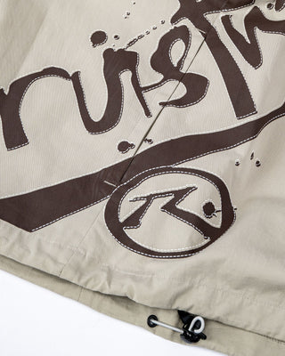 Man wearing General Snus Zip-thru Jacket in Stone