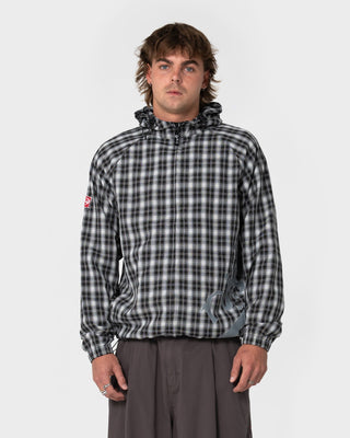 Man wearing Screwdriva Zip-thru Jacket in Black