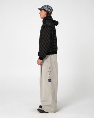 Man wearing Mista Mista Elastic Pant in Stone