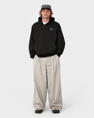 Man wearing Mista Mista Elastic Pant in Stone