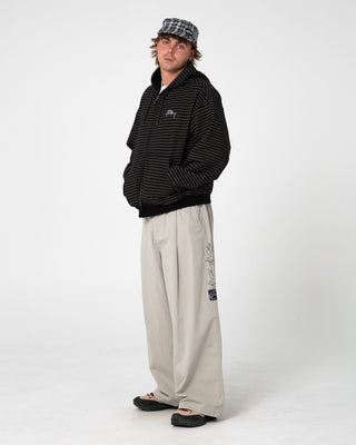 Man wearing Mista Mista Elastic Pant in Stone