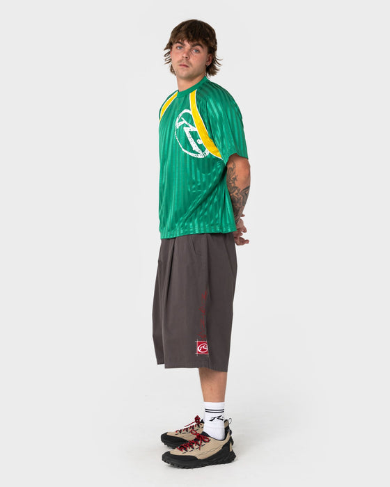 man-wearing-woopty-short-sleeve-sports-tee-in-boston-green