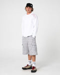 Screwdriva Plaid Cargo Short