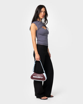Womens Two Tides Hand Bag in Burgundy
