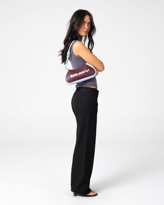 Womens Two Tides Hand Bag in Burgundy