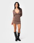 Rikki Vee Neck Dress