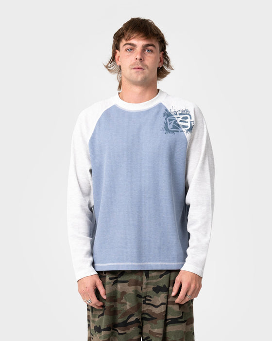 man-wearing-shadow-waffle-long-sleeve-tee-in-sky-blue