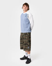 Shadow Waffle Long Sleeve Tee