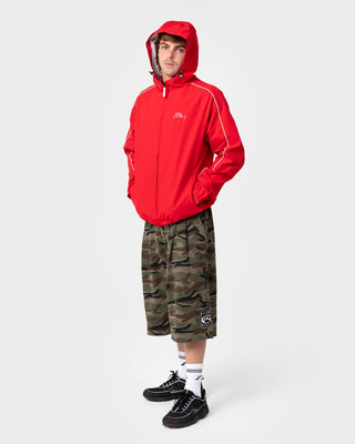 Man wearing Chopper Yard Fleece Short in Camo