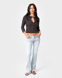 Miss Woods Keyhole Shirt