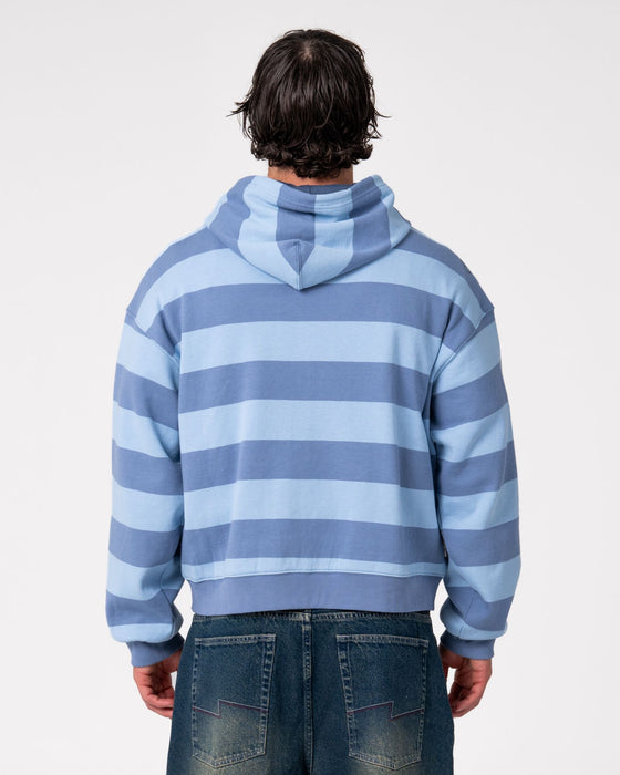 man-wearing-kodak-walk-zip-thru-hooded-fleece-in-shadow-blue