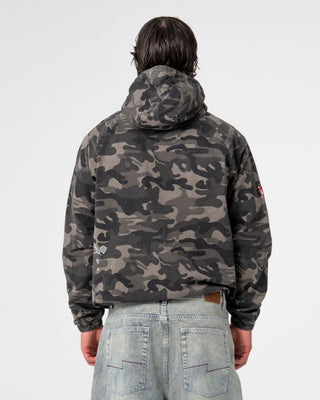 Man wearing Bushwacka Zip-thru Jacket in Carbon