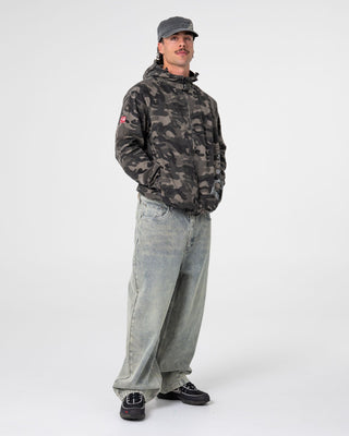 Man wearing Bushwacka Zip-thru Jacket in Carbon