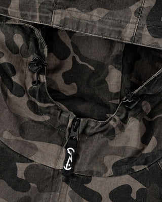 Man wearing Bushwacka Zip-thru Jacket in Carbon