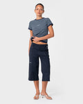 18 Degrees Stripe Mock Layer Tee