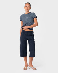 18 Degrees Stripe Mock Layer Tee