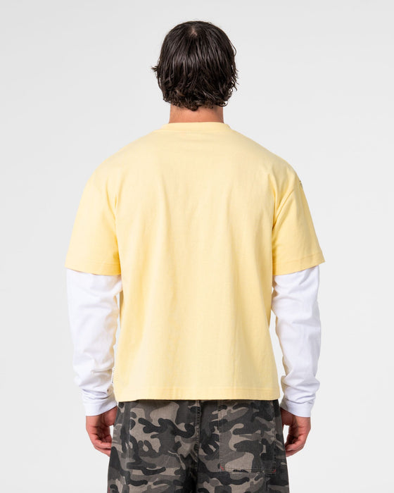 man-wearing-kodak-walk-mock-long-sleeve-tee-in-popcorn
