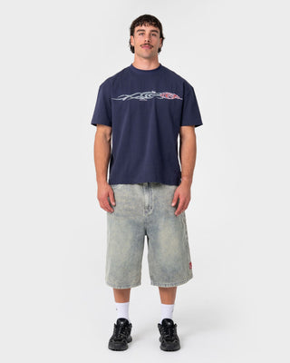 Man wearing Mystika Jort in Dirty Dawg
