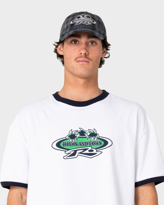 model-wearing-hal-x-rusty-6-panel-cap-in-plaid