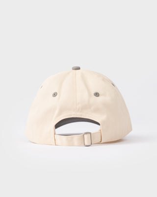 Rusty x Halco 6 Panel Cap in Cream