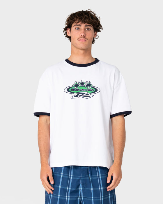 model-wearing-coastal-clash-ringer-short-sleeve-tee-in-white