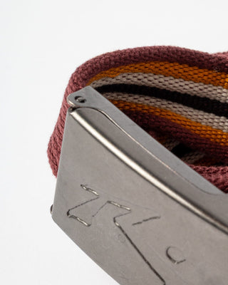 Mens Blaze Belt in Burgundy