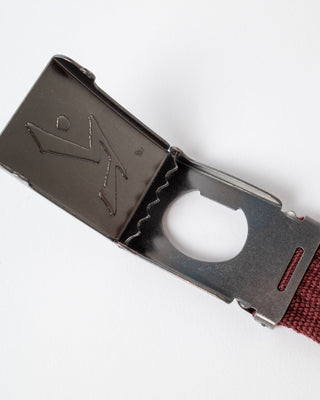 Mens Blaze Belt in Burgundy