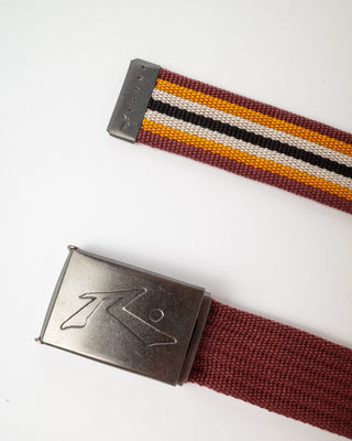 Mens Blaze Belt in Burgundy