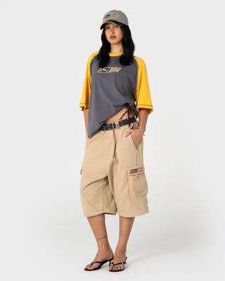 Mens Millenium 6 Panel Cap in Navy Blue