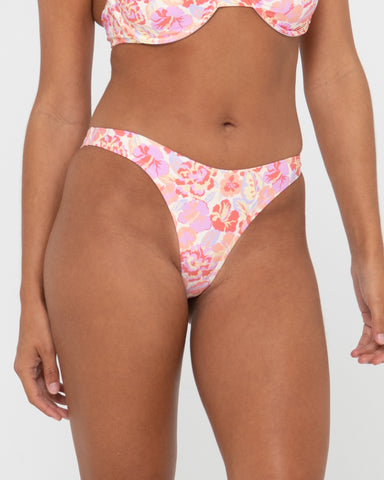 Woman wearing Rio Brazilian Bikini Pant in Peach