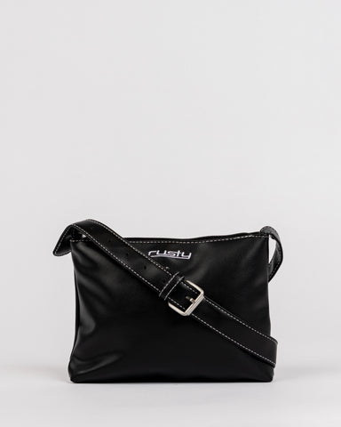 Womans Iris Side Bag in Black