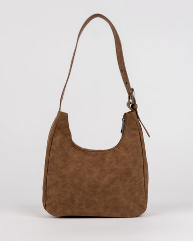 Womans Bobbi Suede Handbag in Chocolate