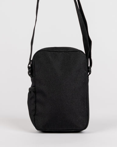 Mens Stringer Crossbody Bag in Black