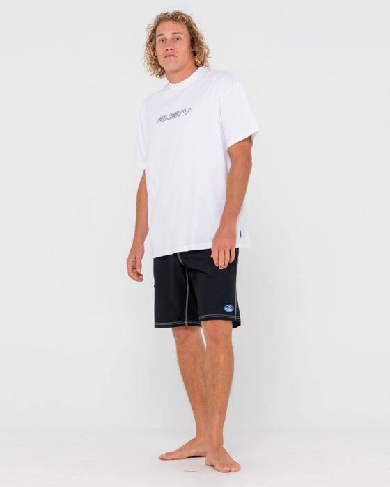 man-wearing-chop-suey-boardshort-in-black-grey