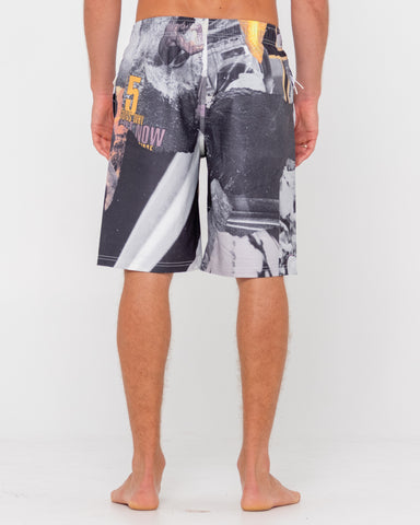 Man wearing Paste Up Boardshort in Multi