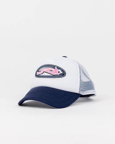 Girls Bright Star Trucker Cap Girls in Navy Blue