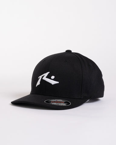 Mens Chronic 4 Flexfit Cap in Black 2