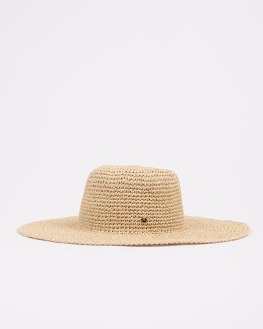 Womans Romance Straw Hat in Natural 1