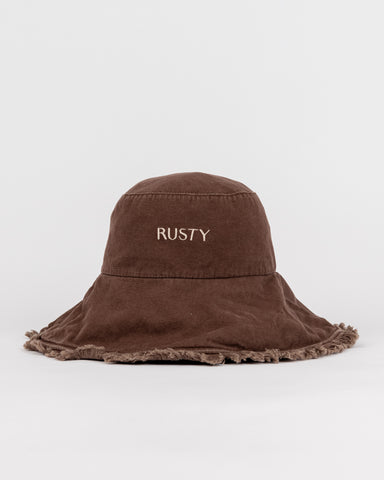 Womans Gleam Organic Bucket Hat in Java