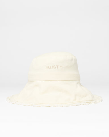 Womans Gleam Organic Bucket Hat in Natural