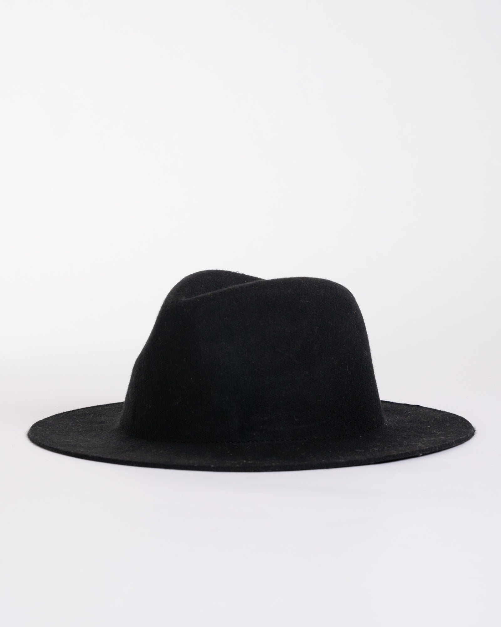 The Deane Wide Brim Felt Hat Black Rusty Australia