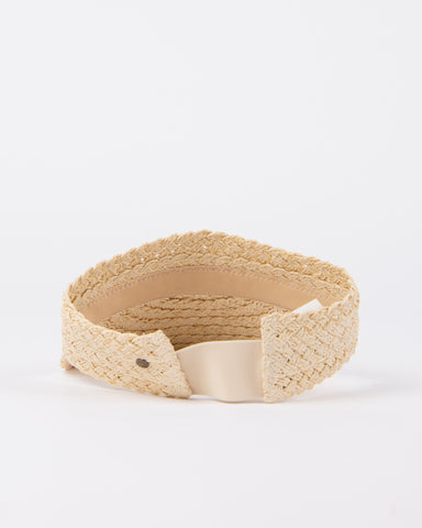 Womans Cindy Straw Visor in Natural