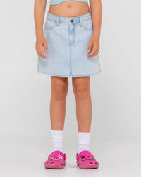 Mavericks Low Rise Denim Skirt Girls