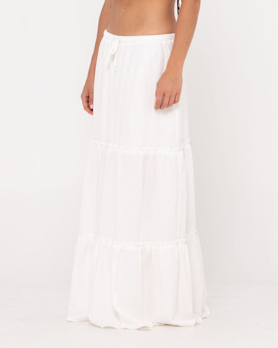 woman-wearing-violeta-low-rise-maxi-skirt-in-snow