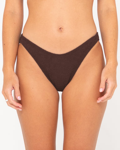 Woman wearing Sandalwood Classic Bikini Pant in Java