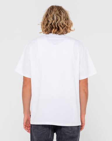 Man wearing Flip Daddy Tee Short Sleeve Tee in White